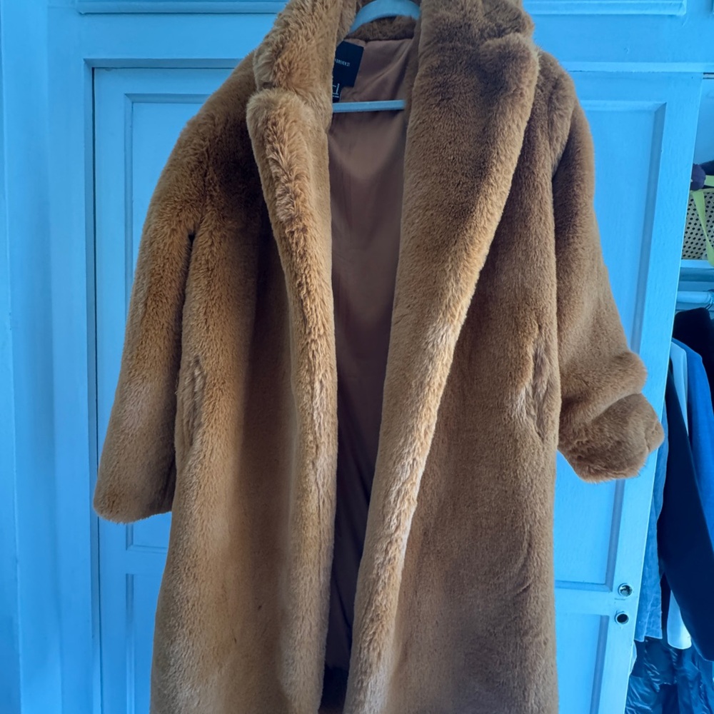 Forever 21 Cozy Brown Teddy Jacket